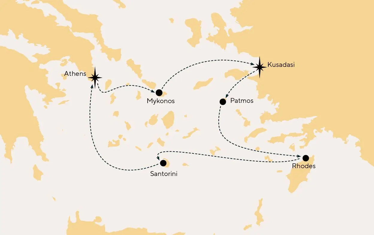 Cruise Route Map