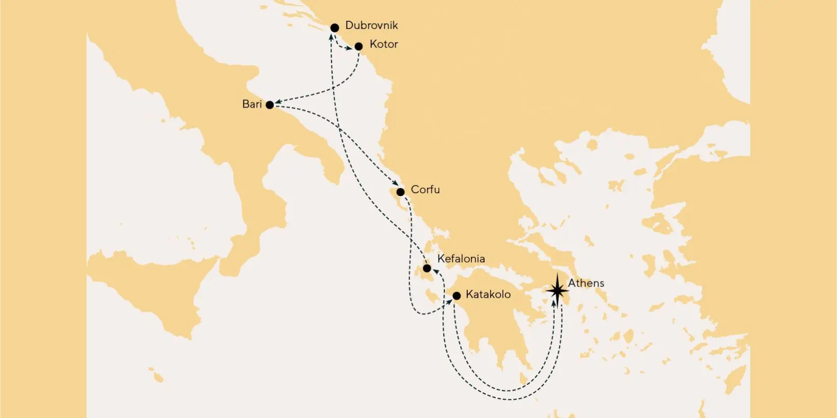 Cruise Route Map